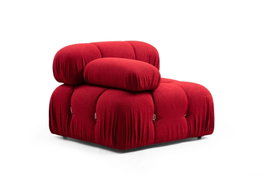 Atelier Del Sofa Sofá de 1 Plaza Rojo Bubble L1